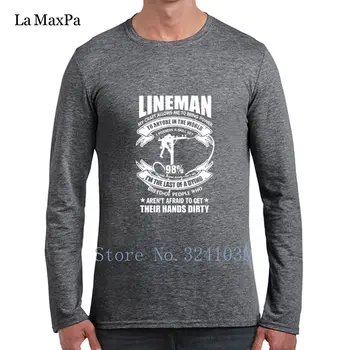La Maxpa Design Kul Najboljše Tee Shirt Lineman Moč Super Majica s kratkimi rokavi Moški Sončni svetlobi Plus Velikost 3xl Gospoda Redno Tshirt Za Moške Kakovosti