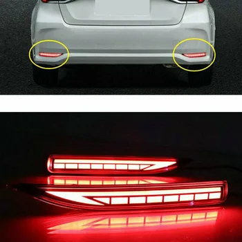 LED Luč Zadnji Odbijač Meglo Lučka DRL Zavorna Luč za Toyota Corolla 2019 2020