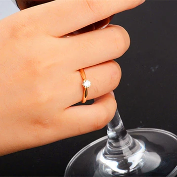 LOREDANA modeli edinstven master kristalno krono zaročni prstan nakit S925 logotip za profesionalne ženske
