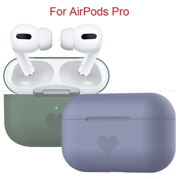 Mehko Silikonsko Ohišje za Apple Airpods pro Risanka Srce Kritje za AirPods pro Slušalke Ultra Tanek Zaščitnik Primeru za Airpods pro