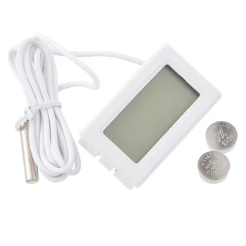 Mini Senzor Vlažnosti Merilnik Termometer, Higrometer Merilnik za Hladilnik Akvarij Digitalni LCD Zaprtih Priročno Temperature