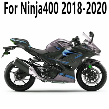 Motorno kolo Modre Votlih NINJA400 Polno Oklep Kompleti za Kawasaki NINJA 400 2018 2019 2020 Karoserija Prekrivala ABS Vbrizgavanje Plastičnih mas