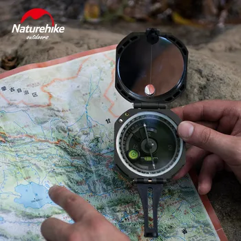 Naturehike Prostem Kampiranje Kompas Geološki Zavod Visoko Natančnost, Fluorescentna Prenosni Večnamenske Vojaške Kompas