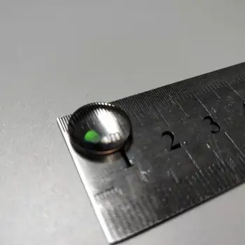 Optično steklo objektiva konveksno lečo premera 12 mm goriščna razdalja 11.6 mm fizikalne optike preizkusa