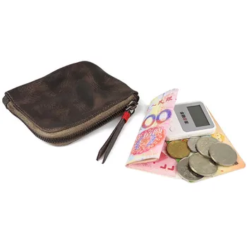 PNDME ročno prva plast cowhide kovanec torbice retro preprosto majhno dnevno mehko pravega usnja z kovanec zadrgo kreditne kartice torbe