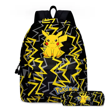 Pokemon Nahrbtnik Risank Anime Pikachu Slika Platno šolska torba za Najstnike Dekleta Fantje Darilo za Rojstni dan Pokemon Iti