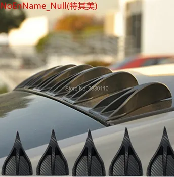 Primerna za Audi suzuki Nissan kia bmw, vw crv Hyundai ford črna Vortex generator shark Fin Spojler Krilo streho Tovornjaka 8pcs