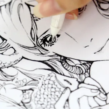 TOUCHNEW 10Pcs 0,8 mm svetlih Barv Umetnik Skica Nastavite Manga Marker Šoli za Risanje flomaster Načrt Dobav Umetniških Označevalcev znamke