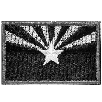 Vezenje Obliž ZDA Ameriški Arizona Državna Zastava Obliž Vojaške Obliži Taktično Emblem Aplicirano Vezeni Našitki