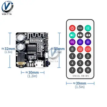 VHM-314-V3.0 Bluetooth 5.0 Avdio Sprejemnik Odbor Zvočnik mp3 Lossless Dekoder Stereo Glasbe Modul z Ir Daljinski Nadzor