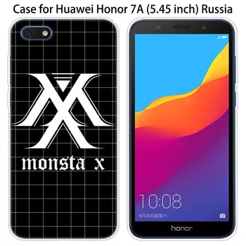 Vroče Monsta X KPOP Mehko Silikonsko Ohišje za Huawei Honor 20 7A 8A Pro 10 9 8 Lite Prikaz 20 7S 8S 8X 7X 6X 8C 20i 10i Igrajo TPU Pokrov