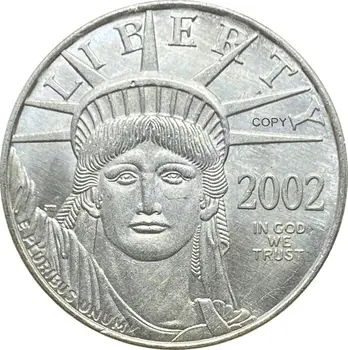 Združene države Amerike 2002 W Letu Kipa Svobode 25 Dolarjev Orel plemenitih kovin Kovancev (Pozlačeno Srebro Kopijo Priložnostnih Kovancev