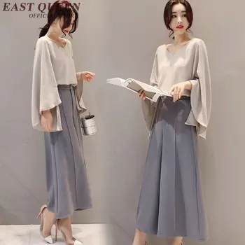 Ženski komplet 2 kosov hlače ženske obleke pantsuit ženska dva kosa določa 2018 dame dva kosa iz vrhu in hlače KK890