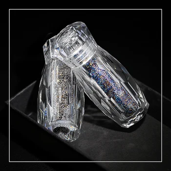 1 Steklenica Mešani Kristalno Kaviar Microbeads Diamanti 3D Nail Art Nosorogovo Okraski Pixie DIY Manikira Oblikovanje Dodatki