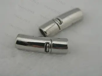 15 Nastavi Antique Silver Dia. 6,0 mm Krog Močno Magnetno Zaponko--CLP1122AS