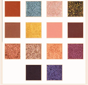 18 corlor visoko pigment ličila palete paleta Svetleč pearlescent mat enostavno barvno prenosni paleta