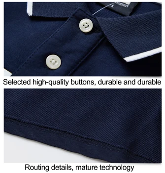 2020 Moški Polo Majica Jeseni Moške Priložnostne Dihanje Prugasta Kratek Rokav Polo Majica Čistega Bombaža Moške Obleke Plus Velikost 5XL