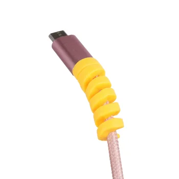 2PCS 6 Barvno Čudovit Kabel za Polnjenje Zaščitnik Ohranjevalnik Cover Za Apple iPhone 8 X USB Kabel Polnilnika Zaščitite Kabel