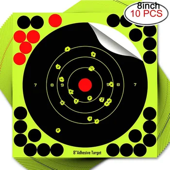 8 12 Inch Inch 10 Kosov Ustrelil Cilj Nalepke Škropljenje Cilj Lepilo Reaktivnost Cilj Cilj za Puško, Pištolo Streljanje Usposabljanje