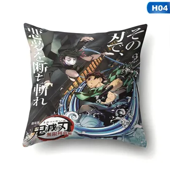 Anime Demon Slayer Kimetsu Ne Yaiba Vzglavnik Za Domov Okrasne Blazine Kritje Nevidno Zadrgo Vrgel PillowCases 45X45cm