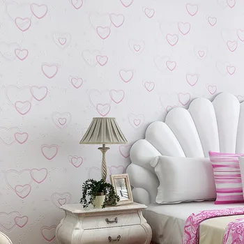 Beibehang Modni roza ljubezen spalnica ozadje non - woven dnevna soba, TV ozadju stene ozadje pene zadebelitev ozadje