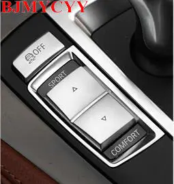 BJMYCYY Avto osrednje orodje okrasni laminirane plošče na levi strani so gumbi za BMW 5/6/7 serije f10 GT F07 Dodatki