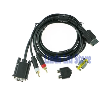 ChengChengDianWan High Definition Audio Video Kabel PAL NTSC VGA, box Kabel VGA kabel za SEGA Dreamcast DC 5pcs/veliko