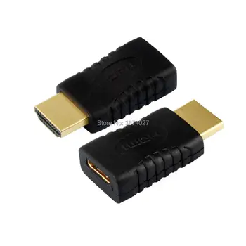 Mini HDMI - združljiv Ženski HDMI Moški F/M HD TV pozlačeni Adapter Pretvornik Brezplačna dostava