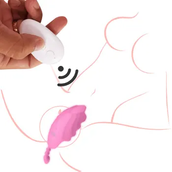 Nosljivi Metulj, Dildo, Vibrator za Odrasle Sex Igrače za Ženske G Spot Klitoris Stimulator Brezžični Daljinski upravljalnik Vibrator Hlačke