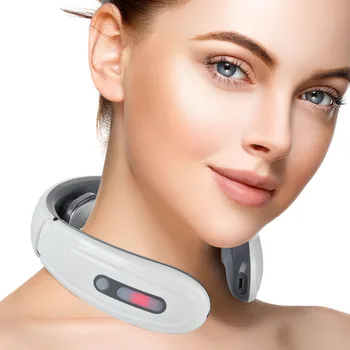 Nove Pametne Električni Vratu Massager USB Impulz Materničnega vratu Vleko Terapija Masaža Stimulator Zdravstveno Nego, Lajšanje Bolečin, Sprostitev