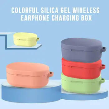 Novo Silikonsko Slušalke Primeru Za Xiaomi MI Redmi AirDots Slušalke Zaščitni Pokrov TWS Bluetooth Slušalke Brezžične Slušalke Primeru