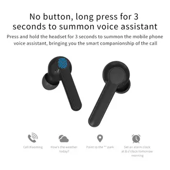 Prenosni TWS Bluetooth 5.0 Čepkov z Dolgo Življenjsko dobo Športne Slušalke Ergonomska Slušalke Polnjenje Primeru Nove