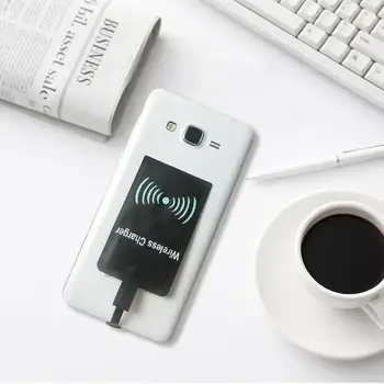 Qi Brezžični Polnilnik Sprejemnik Modul Adapter za iPhone 5 6 7 Za Xiaomi Za Samsung Micro USB Tip-C Telefon Pad Obliž Modul Čip