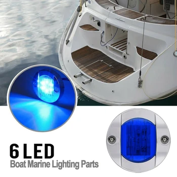 Strani Kabine Krova LED Stern Luči z Dovoljenjem Svetlo Modra ABS Plastike 6-2835-SMD IP67
