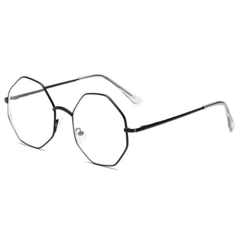 Vintage Retro Krog Kovinskih Očal Okvir Ženske, Moške, Kovinsko Oči Očala Okvirji Jasno, Leče Za Očala Optični Ženske Eyeglass Okvir