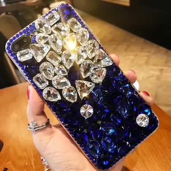 XINGDUO luksuzni bling diamanti telefon lupini fit dekle za Samsung Galaxy S9/S9Plus/S8/S8 Plus/S7/S7Edge/Note9/8/2018J3/J6/J8