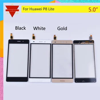 10Pcs/veliko Za Huawei P8 Lite ALE-L04 ALE-L21 ALE-TL00 ALE-L23 Dotik Zaslon na Dotik Senzor Računalnike Sprednje Steklo zaslon na Dotik