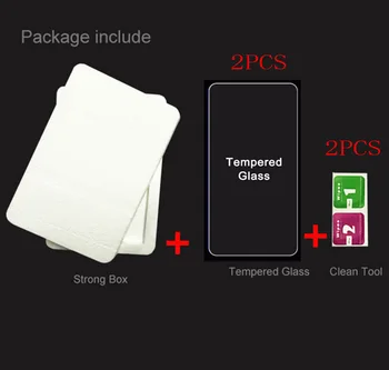 2PCS Polno Kritje Kaljeno Steklo za Samsung Galaxy J4 J6 J4+ J6+ Plus 2018 Screen Protector Steklo Zaščitno folijo