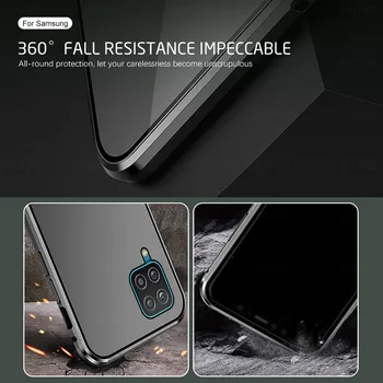 360° Magnetnih Kovin Adsorpcije Flip Primeru Za Samsung Galaxy A12 12 SM-A125F/DS 6.5