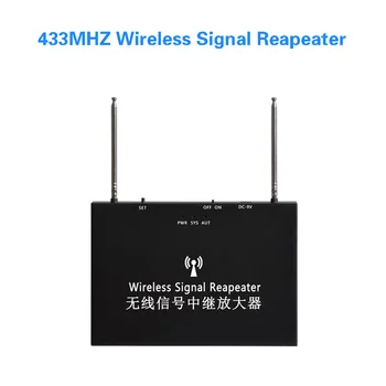 433MHZ Brezžičnega Signala Booster Za varnostni alarm PIR detektor gibanja Signal Repetitorja signala ojačevalnika