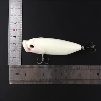 8 cm 14 g visoko ogljikovega jekla kavelj Ribolov Vab Popper Fishing Lure umetno ribolov vabe Crankbait Wobblers 5# x