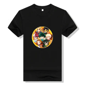 Anime Boku Ni Junak Univerzami t Shirt Cosplay Ženske Natisnjeni Bombaža T-shirt Kratek Rokav Poletje Priložnostne Tee Vrhovi Ženska T-majice