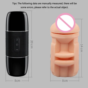 Bluetooth zvočnik zrakoplova pokal za moške električni masturbacija USB polnjenje simulacije vagina adult sex igrače sex igrače za človeka