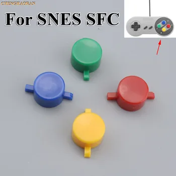 ChengHaoRan 1Set Za SNES in Super NES Plastični Gumbi A B X Y Zamenjava Krmilnika Za Nintendo SFC
