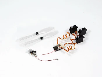 DIY Mikro Brušena Sistem Napajanja z 4x12 Brušena Motor, Mikro Prop, Mikro in Sprejemniki za RC Mikro Mini Indoor Airpalne Model