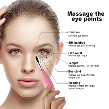 Električni Vibracije Oči Massager Mini Oči Masaža Naprave Pero Anti-Aging Gubam Temno Krog Odstranitev Pomlajevanje Lepotno Nego Kože