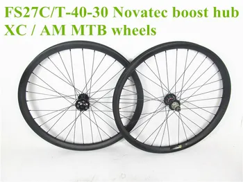 FS27C/T-40-30 Povečanje MTB dvojica 27.5 er ogljikovih kolesa, 40W * 30 XC/AM hookless kolesa z Novatec hub Farsports graditi dropship