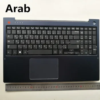 HB /Greek/Arabska/Tajska osvetljen nov laptop tipkovnici z sledilno podpori za dlani za Samsung NP670Z5E 570Z5E NP680Z5E 680Z5G drak modra