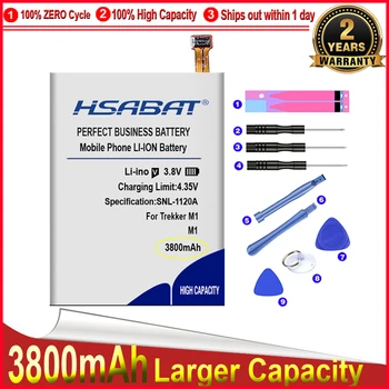 HSABAT 0 Cikel 3800mAh Baterija za Crosscall Pohodnik M1 Visoke Kakovosti Nadomestni Akumulator