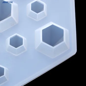JAVRICK Diamond Gem Pladenj Ledena Kocka Plesni Jasno Plesni Silikonski DIY Maker Zamrznitev Ročno